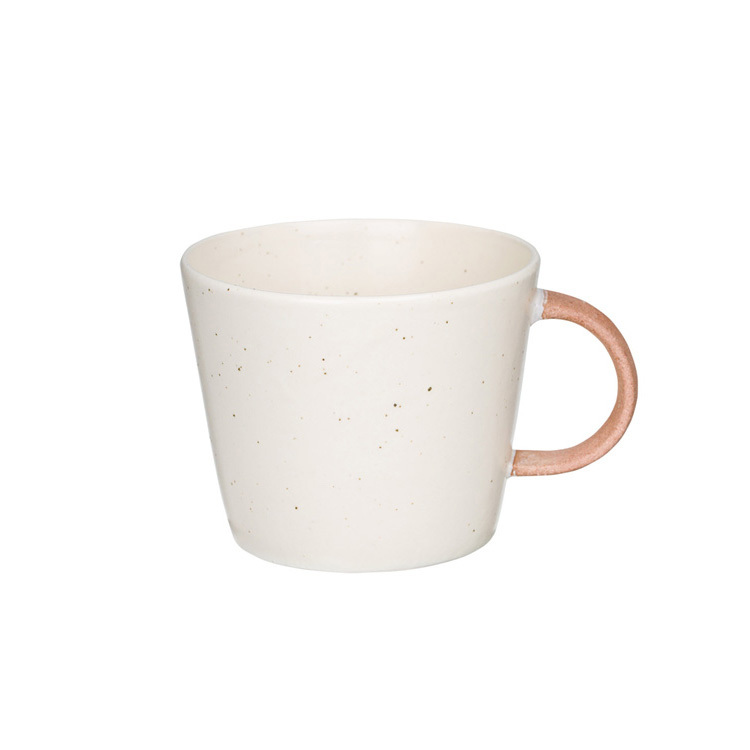 德卡馬克杯(350ML)-黃/奶油白｜美濃燒