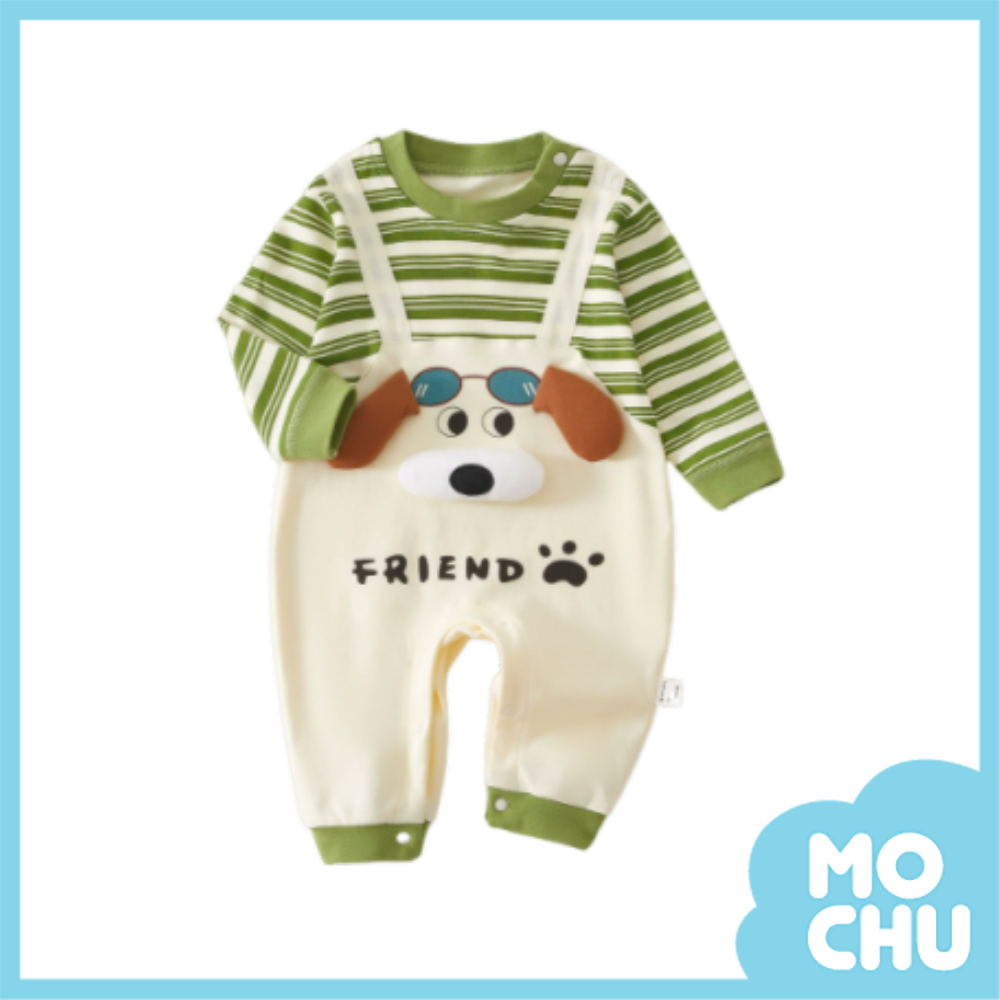 眼鏡狗假兩件連身衣