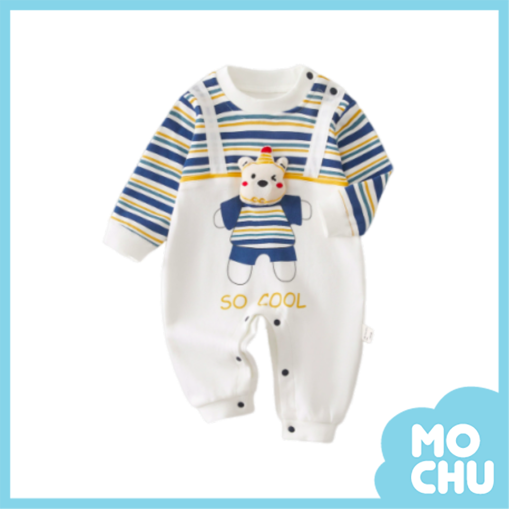 皇冠熊假兩件連身衣