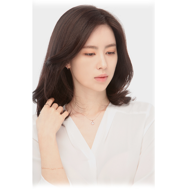 HKAG0213-018 러블리 부엉이 목걸이 C24NB015-白金 (A18)