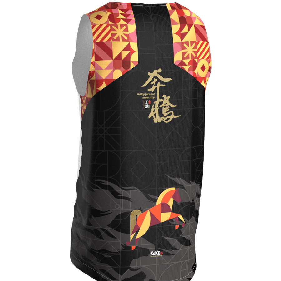 江湖跑堂《奔騰》運動背心