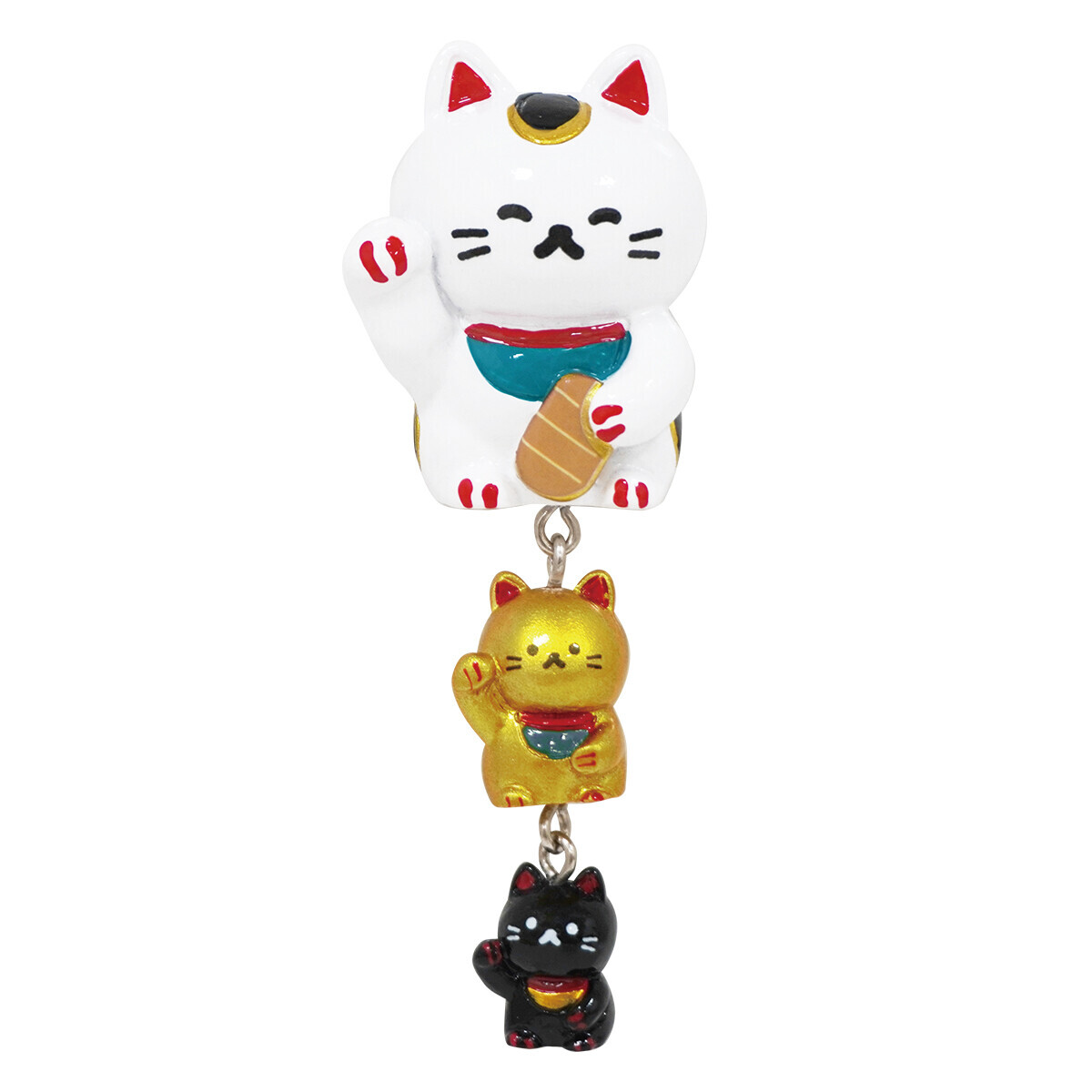 『紀念品』搖擺磁鐵 招財三貓