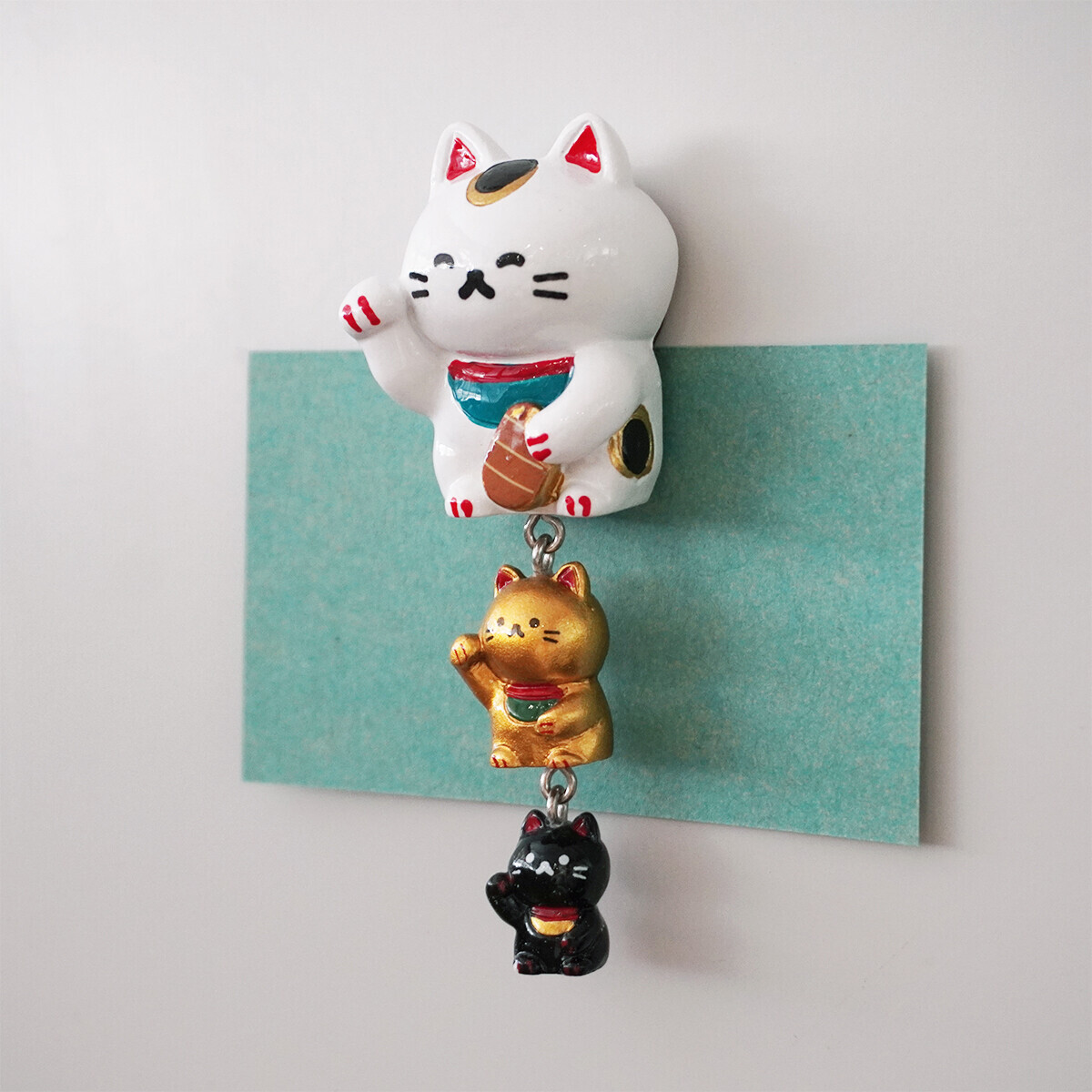 『紀念品』搖擺磁鐵 招財三貓