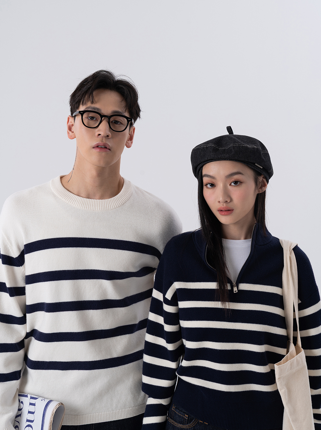 【期間限定】經典簡約圓領毛織