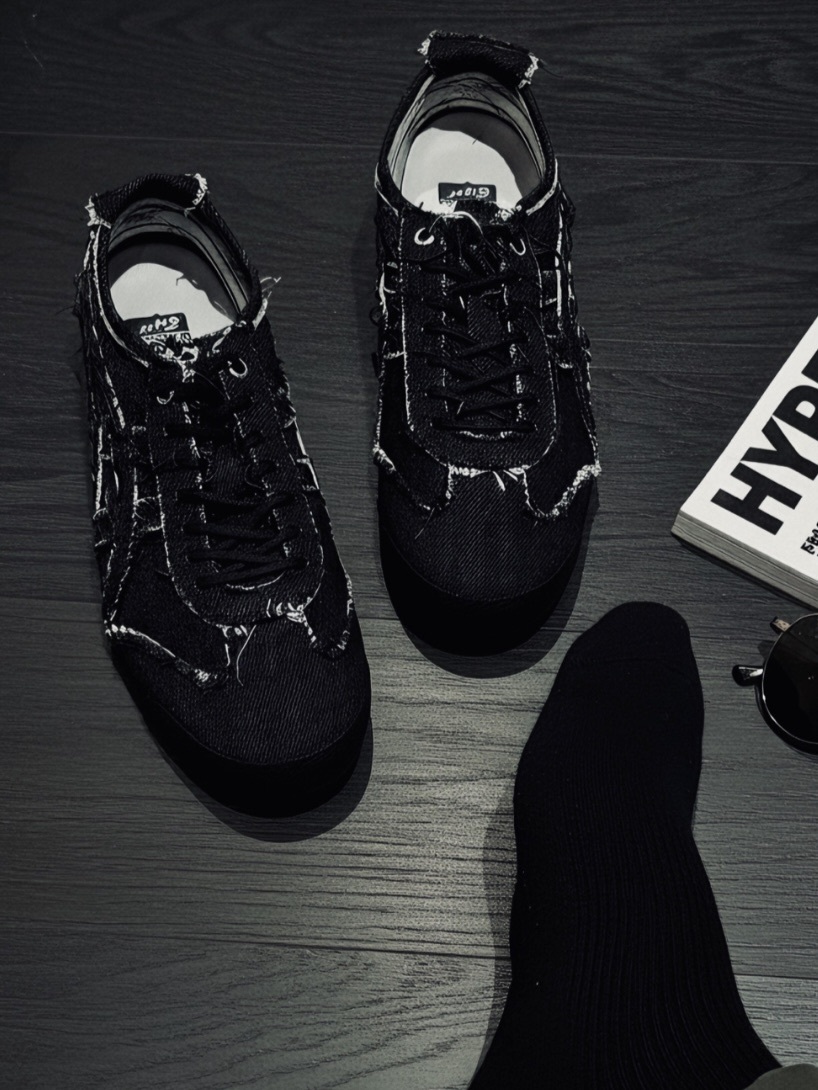 Onitsuka Tiger 鬼塚虎 MEXICO 66 SD 復古黑單寧 男女鞋 黑色