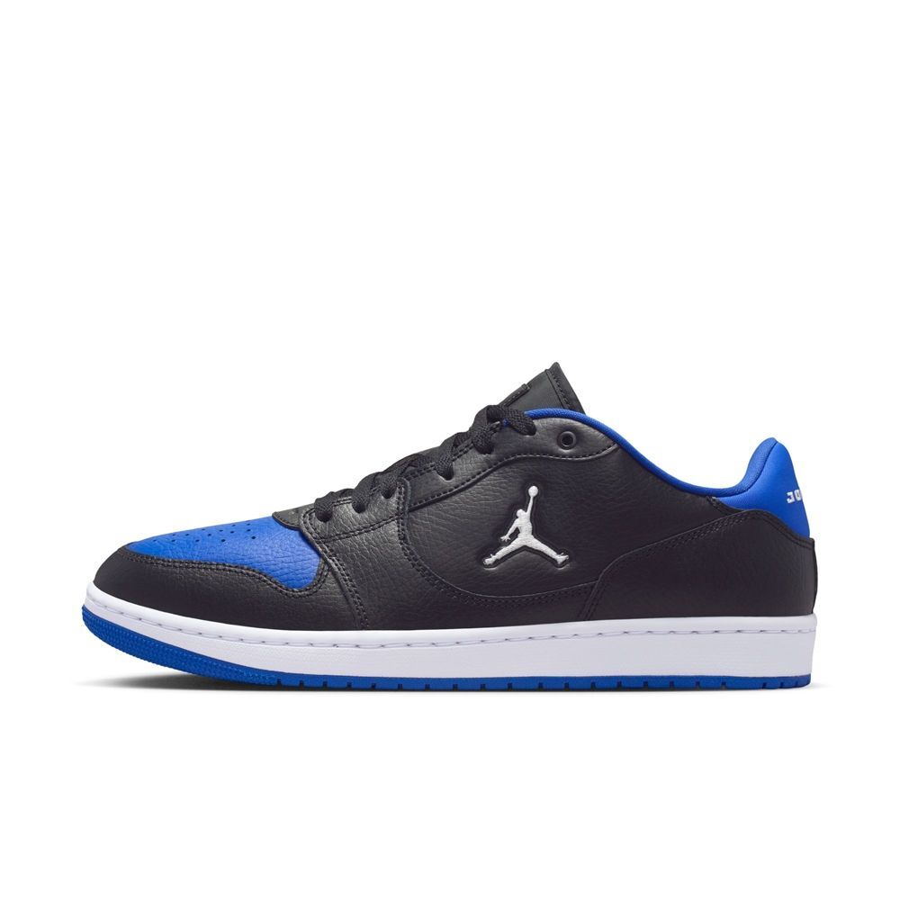 NIKE 休閒鞋 JORDAN Court Connect Low 黑藍色 皮革 男 IQ5698-002