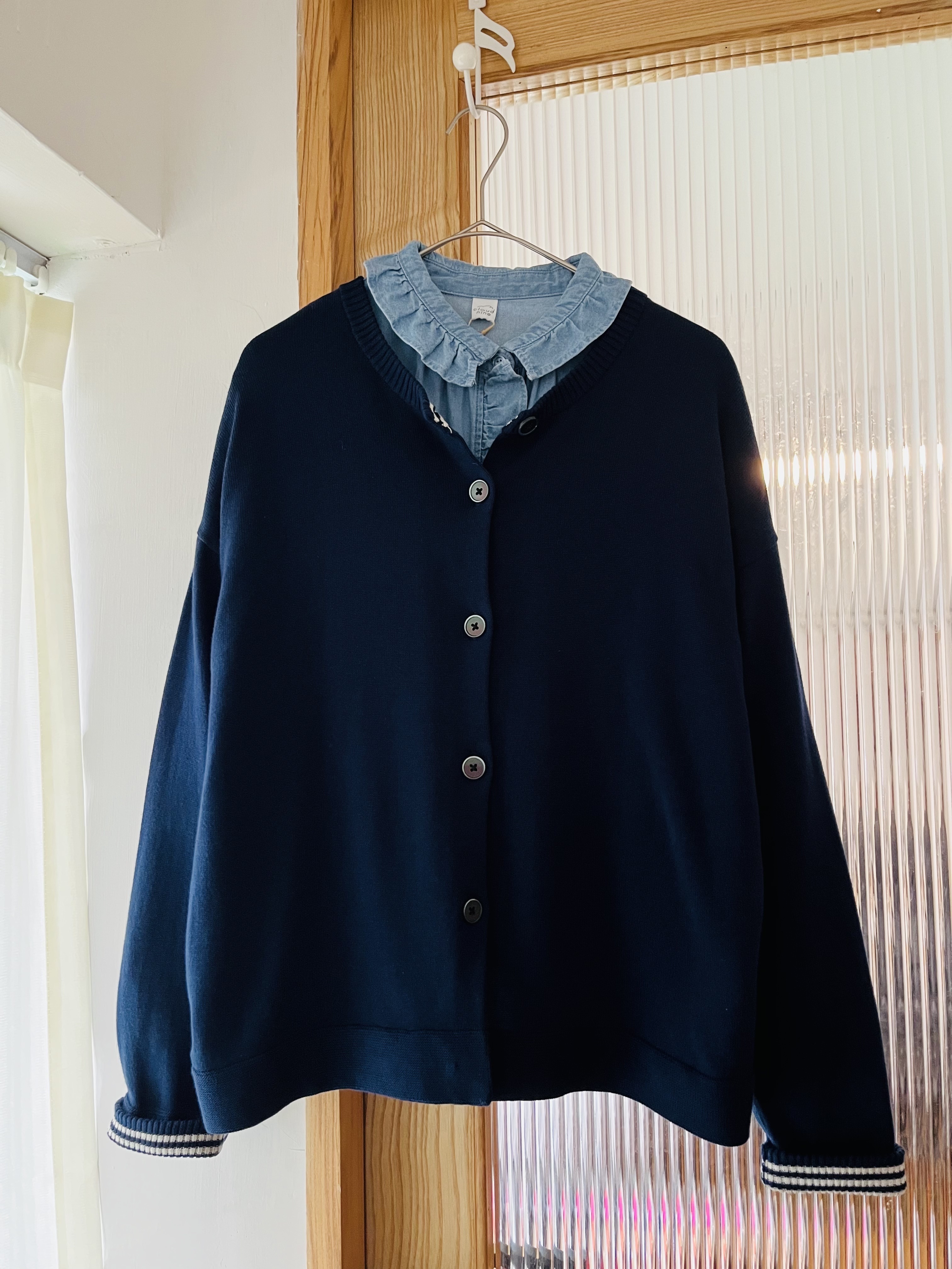 Bliss bunch藍色針織外套