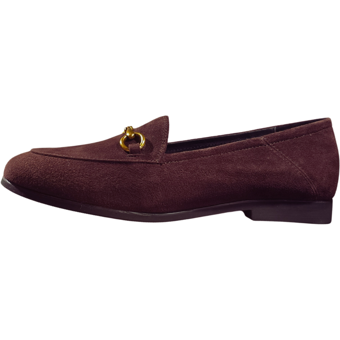 Yauritos |  LF| 英倫風馬銜鍊麂皮樂福鞋