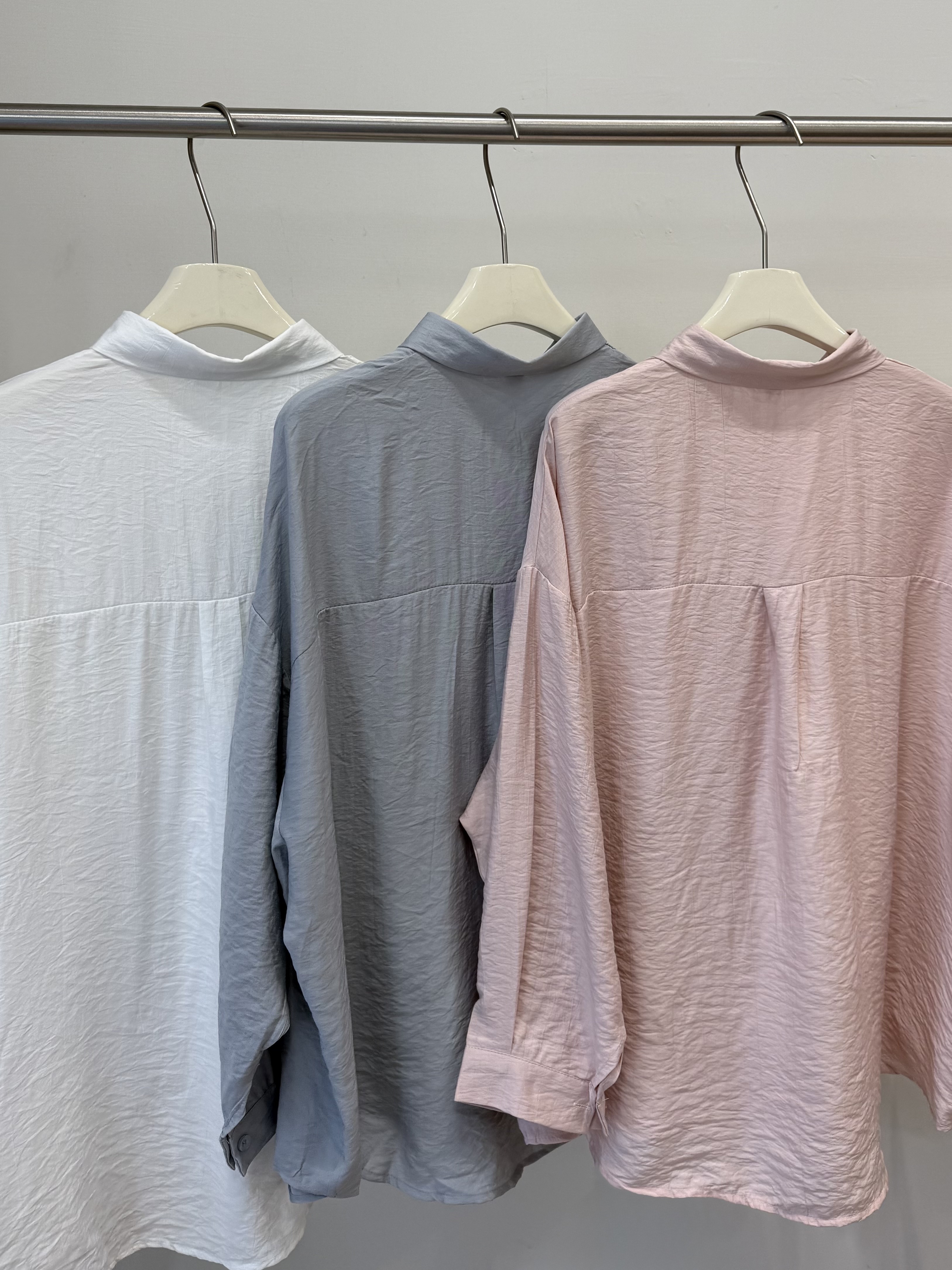 9701 早春輕盈柔軟襯衫