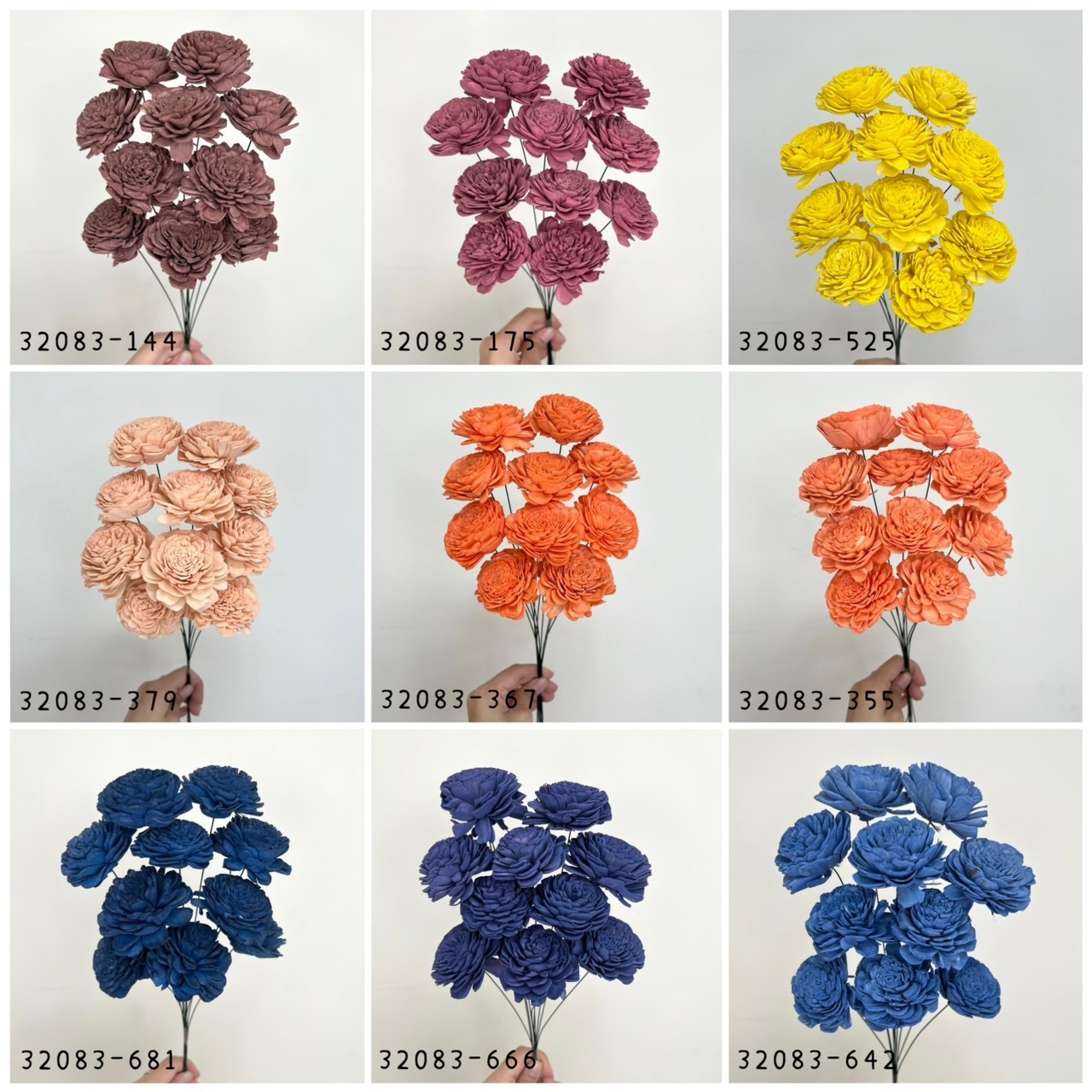 (促銷)印度索拉玫瑰花(6cm) 32083系列