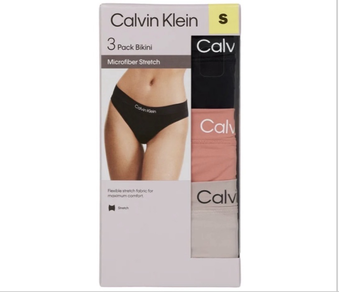 Calvin Klein CK 經典字母 女款 內褲 三件組