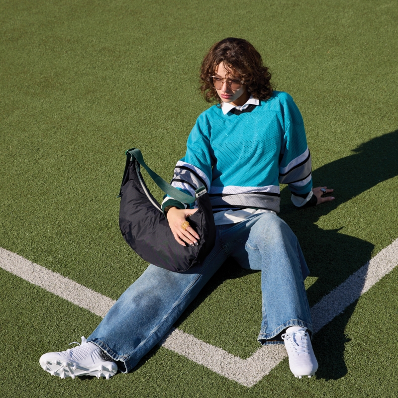 大型可調式機能肩背包(DEEP SEA/BOTTLE GREEN WB)