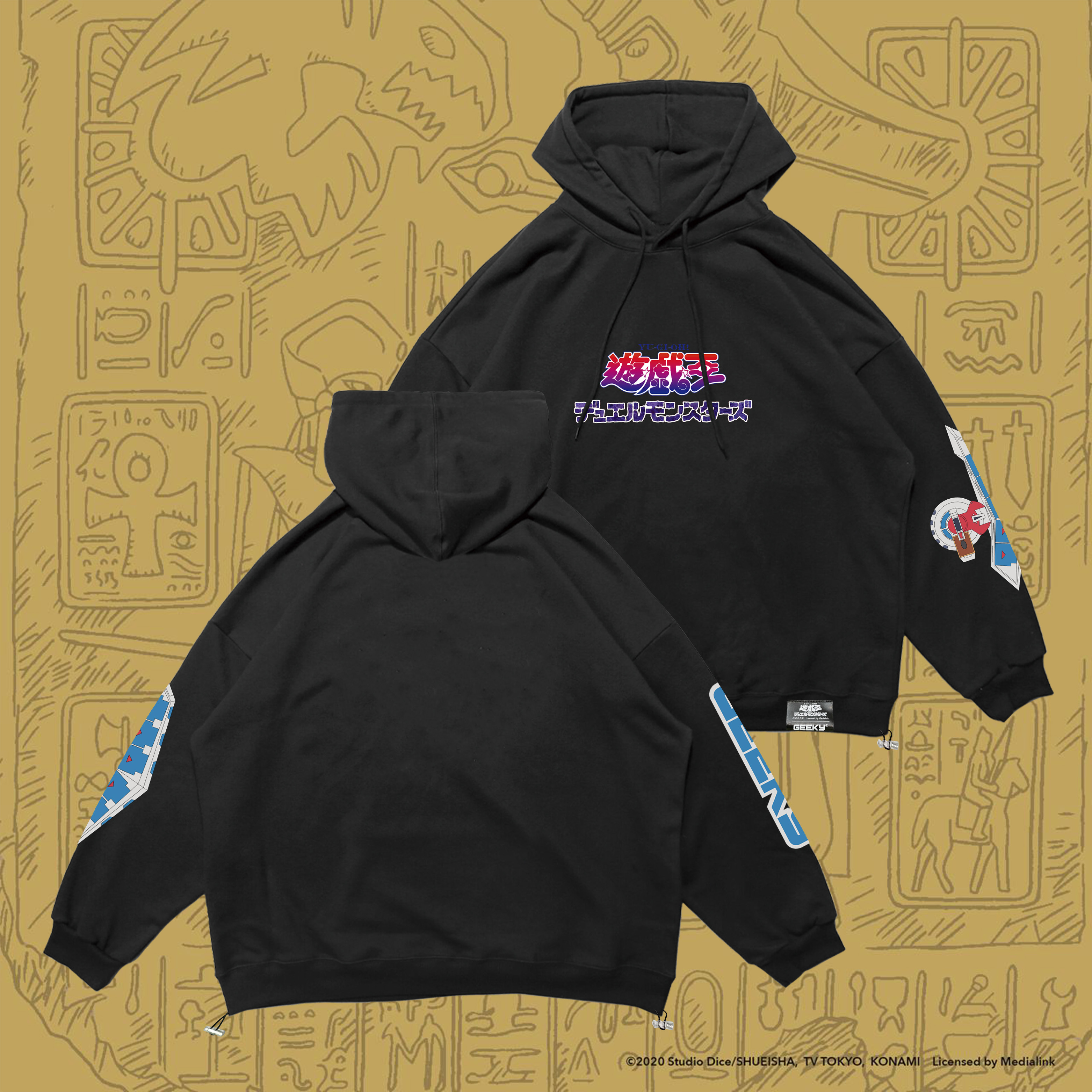 GEEKY x 遊戲王帽T-黑