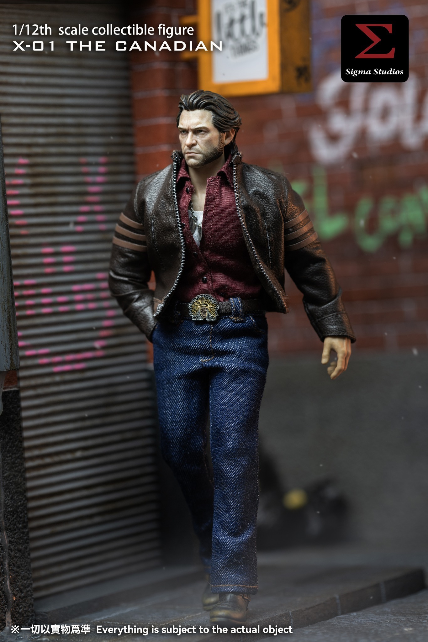 Sigma Toys 瘦姑媽 x-01 1/12 加拿大人 雙素體