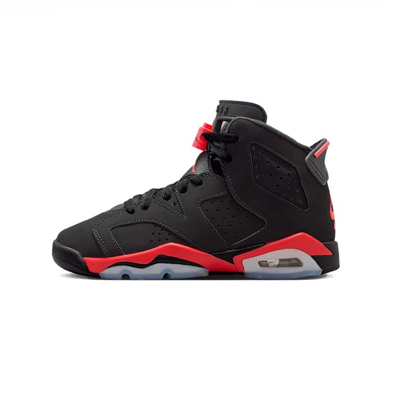 Air Jordan 6 Retro "Infrared Salesman" GS 大魔王 紅外線 黑紅 大童 女款 IQ1275-001 [台灣現貨]