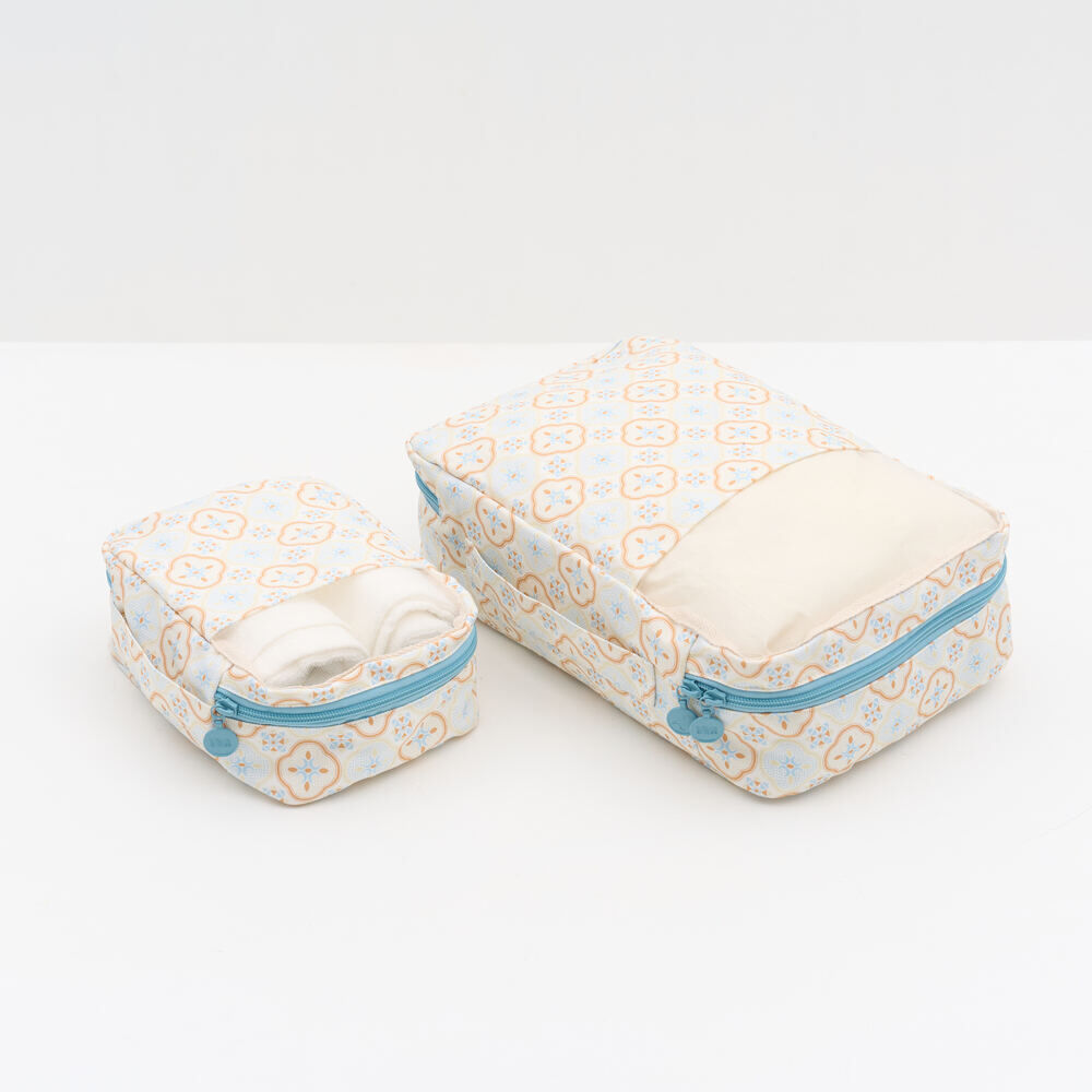 Packing Cube/Begonia Glass Pattern/Sweet Almond