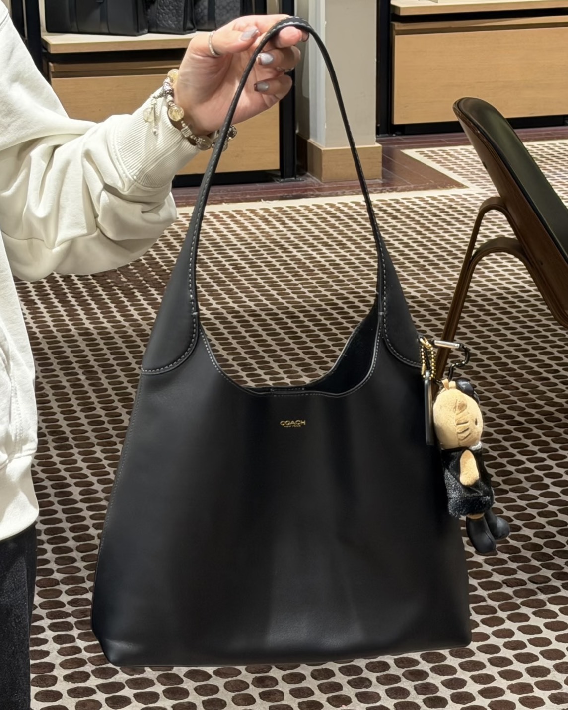 <美國超扯折扣>Coach Brooklyn 34 單肩 麂皮 牛皮 Hobo 托特包 手袋 包包 2色