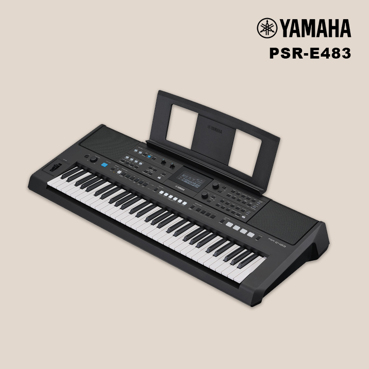YAMAHA 山葉 PSR-E483 61鍵 電子琴 PSRE483