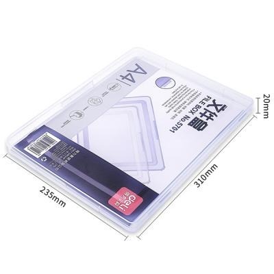 Deli A4透明膠質文件盒 (20mm) #5701