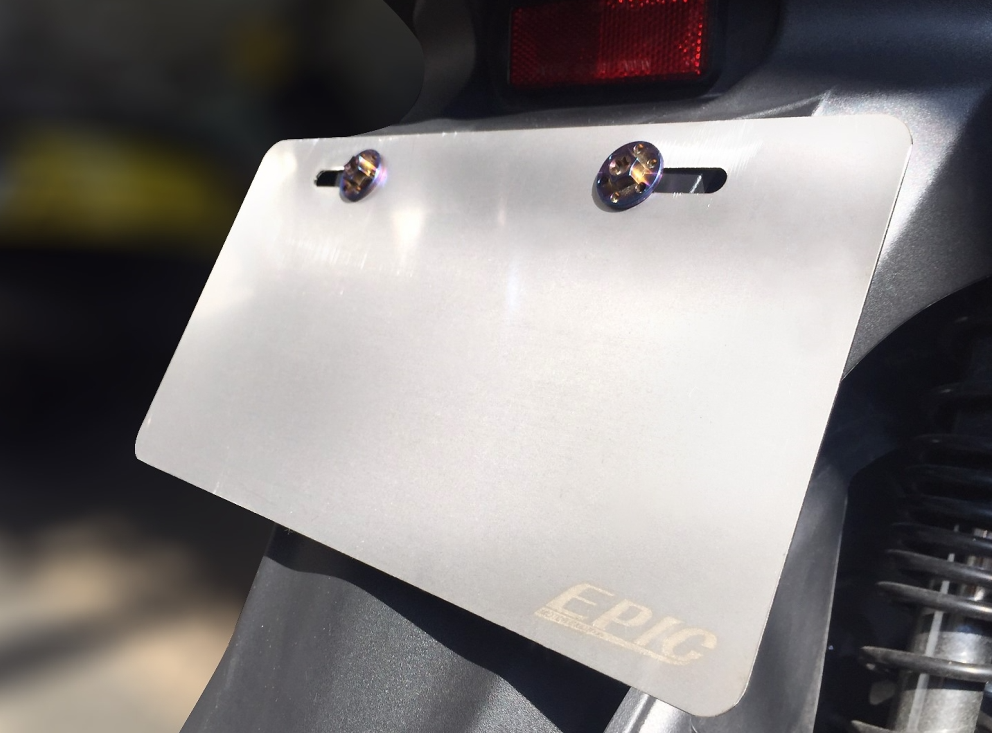 【EPIC】 車牌強化底板-白鐵材質