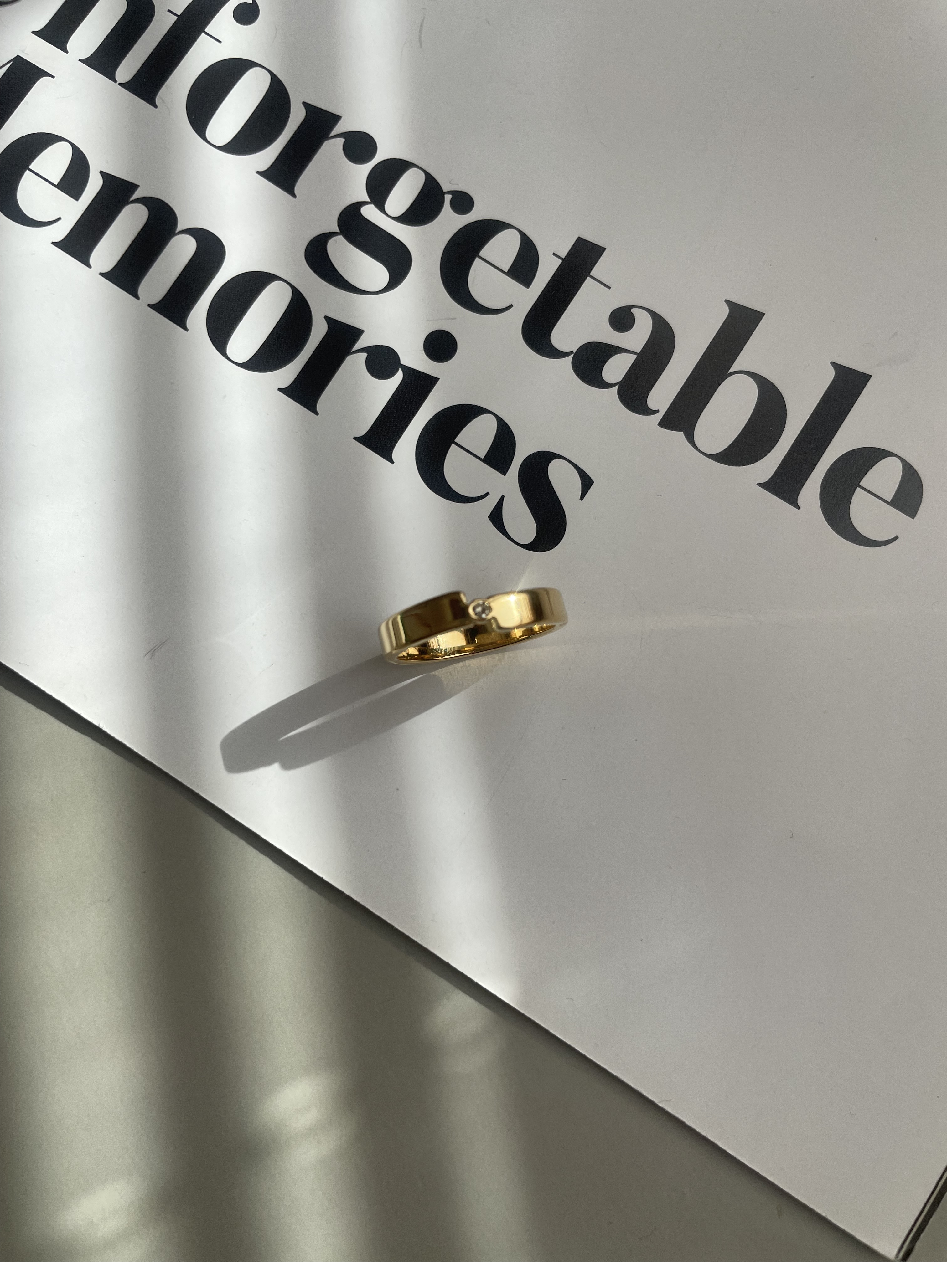 one stone point ring
