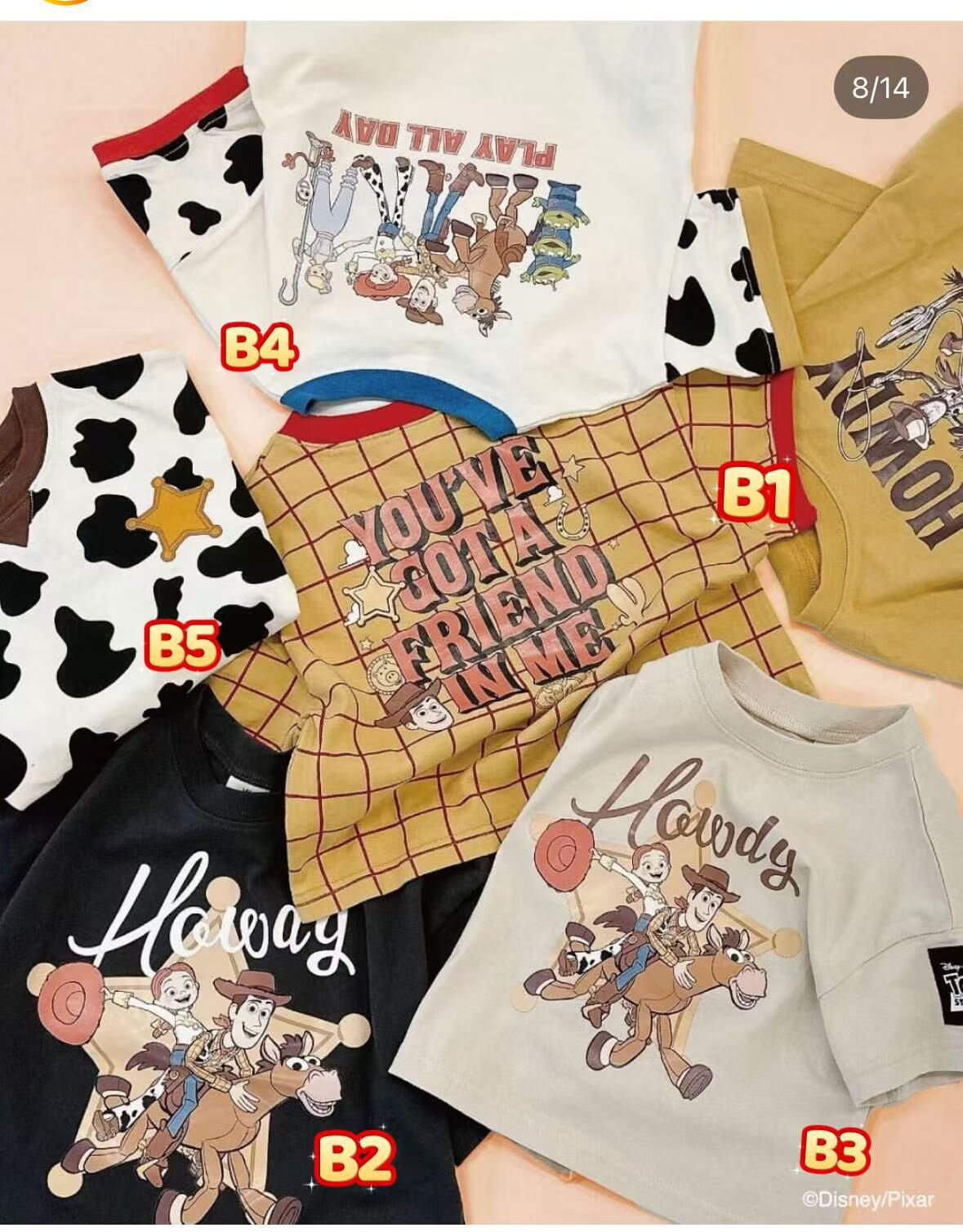 日單 my little wonderland & Toy Story西部牛仔系列