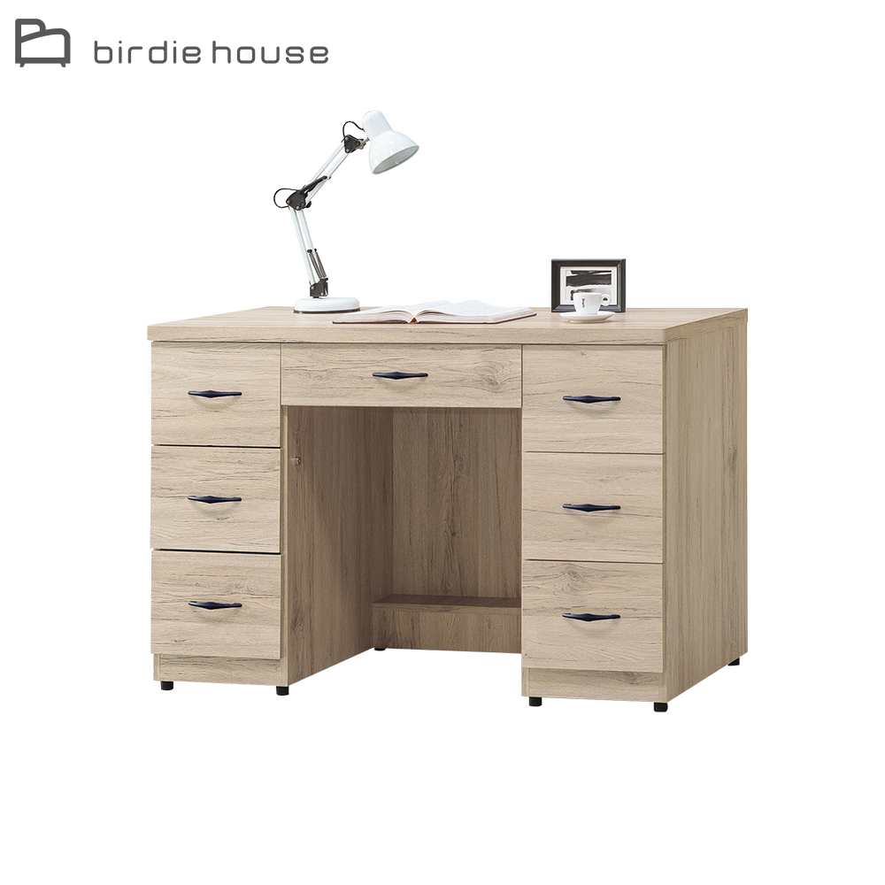柏蒂家居-樂芙4尺七抽書桌/工作桌/辦公桌