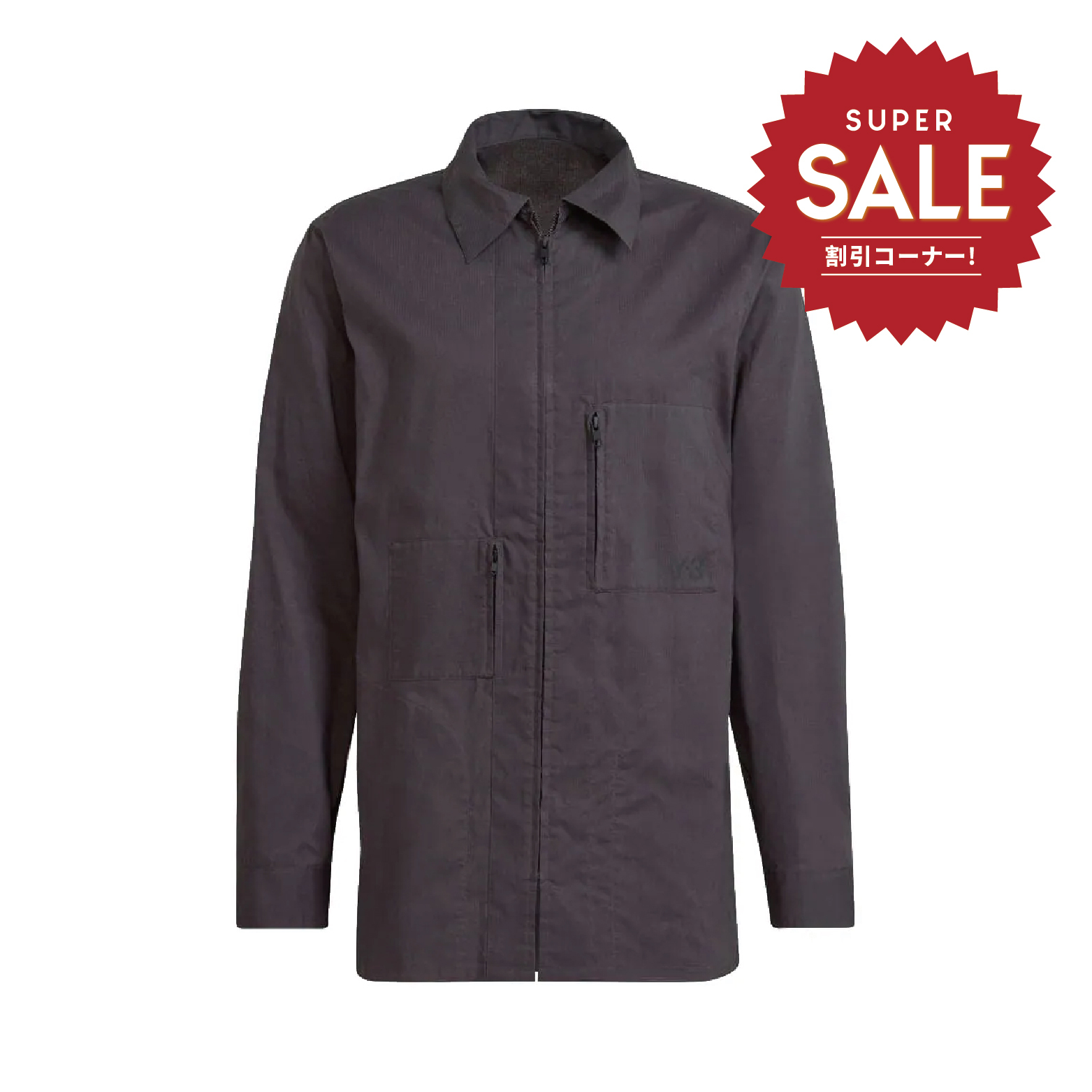 【 Y-3 M CH1 WXD SHRT 拉鍊襯衫 】