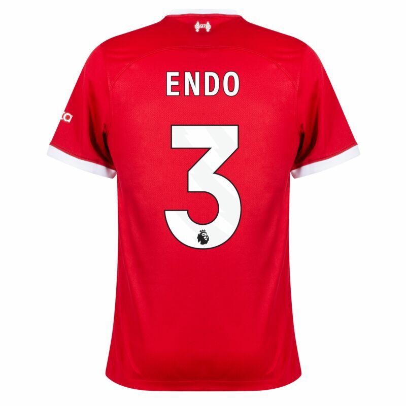 2025 Liverpool Home Shirt with 3 Endo