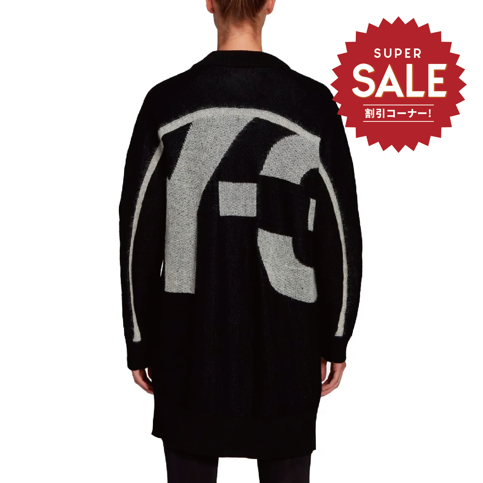 【 Y-3 W CL SH KNT CDG 長版針織外套 】