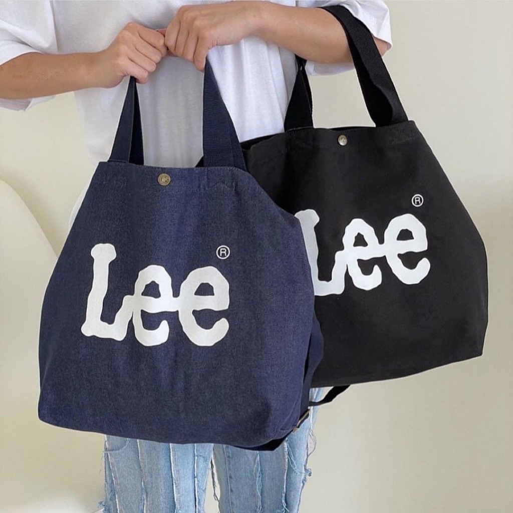 【現貨】韓國限定 LEE 經典款 LOGO帆布袋 3色 LE23001BG03