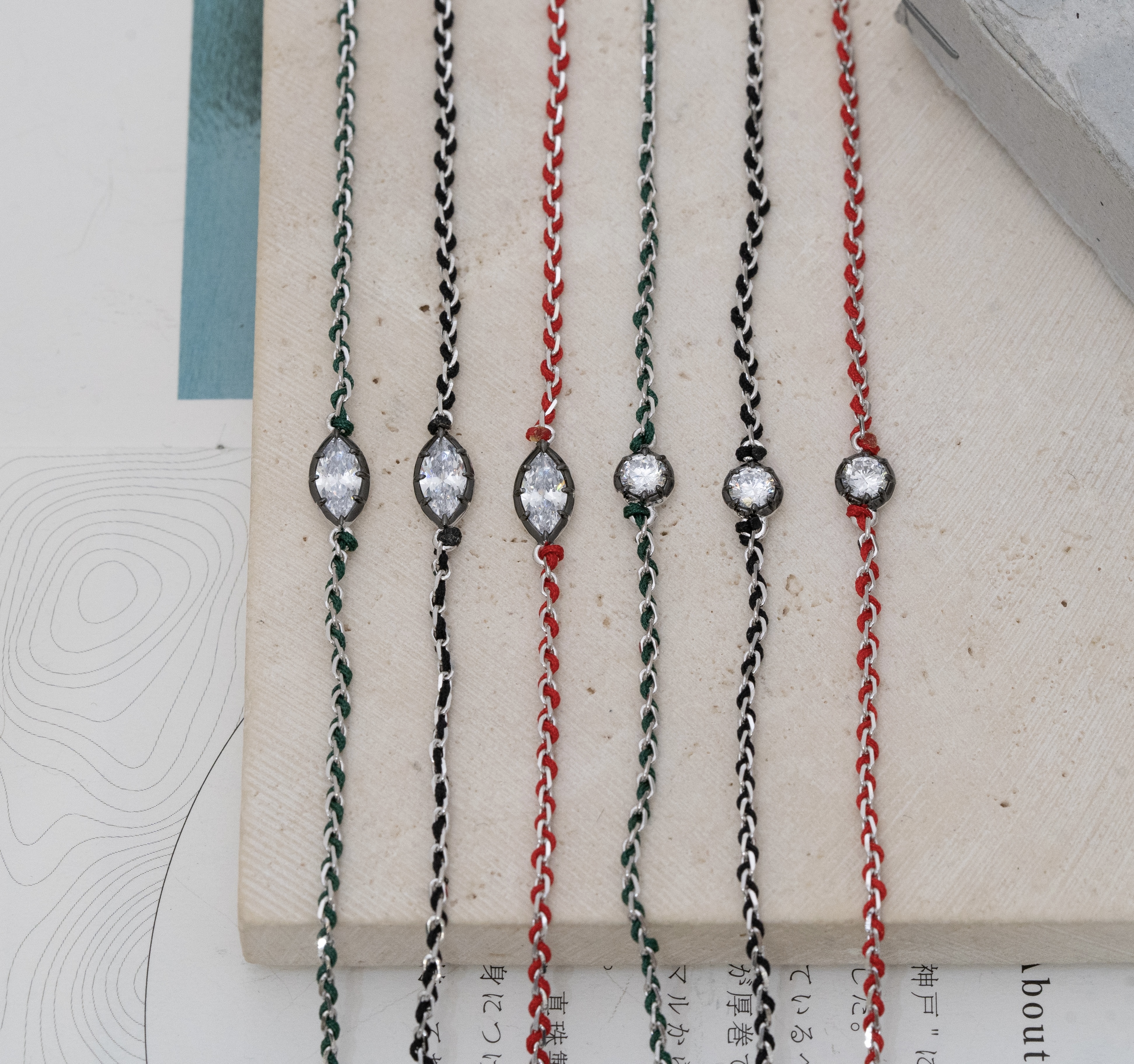 Svb46 自家款 鋯石手繩