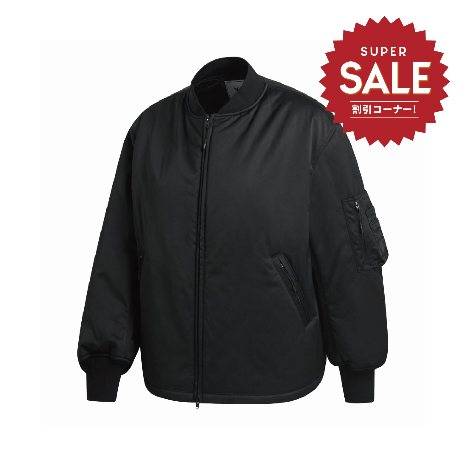 【 Y-3 W CL BOMER JKT 飛行夾克 - 黑 】