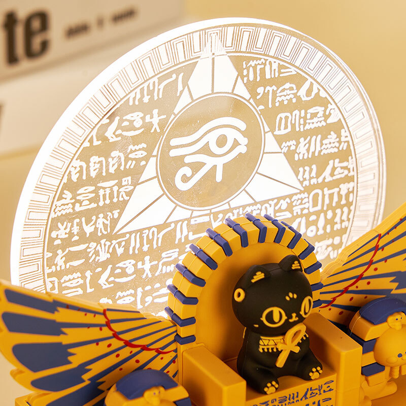 大英博物館｜安德森貓和她的朋友們系列｜法老貓手機支架氛圍燈擺件