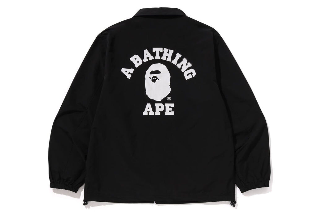 2025AW A BATHING APE BAPE COLLEGE COACH JACKET 防風 教練 外套 現貨 1L80140008