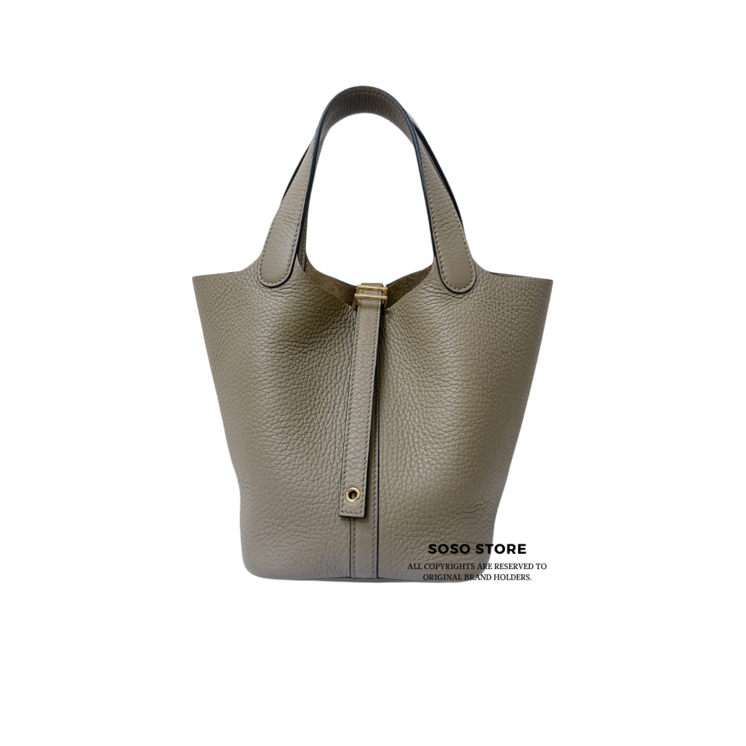 Hermès Picotin Lock 18 - Beige marfa / Ghw