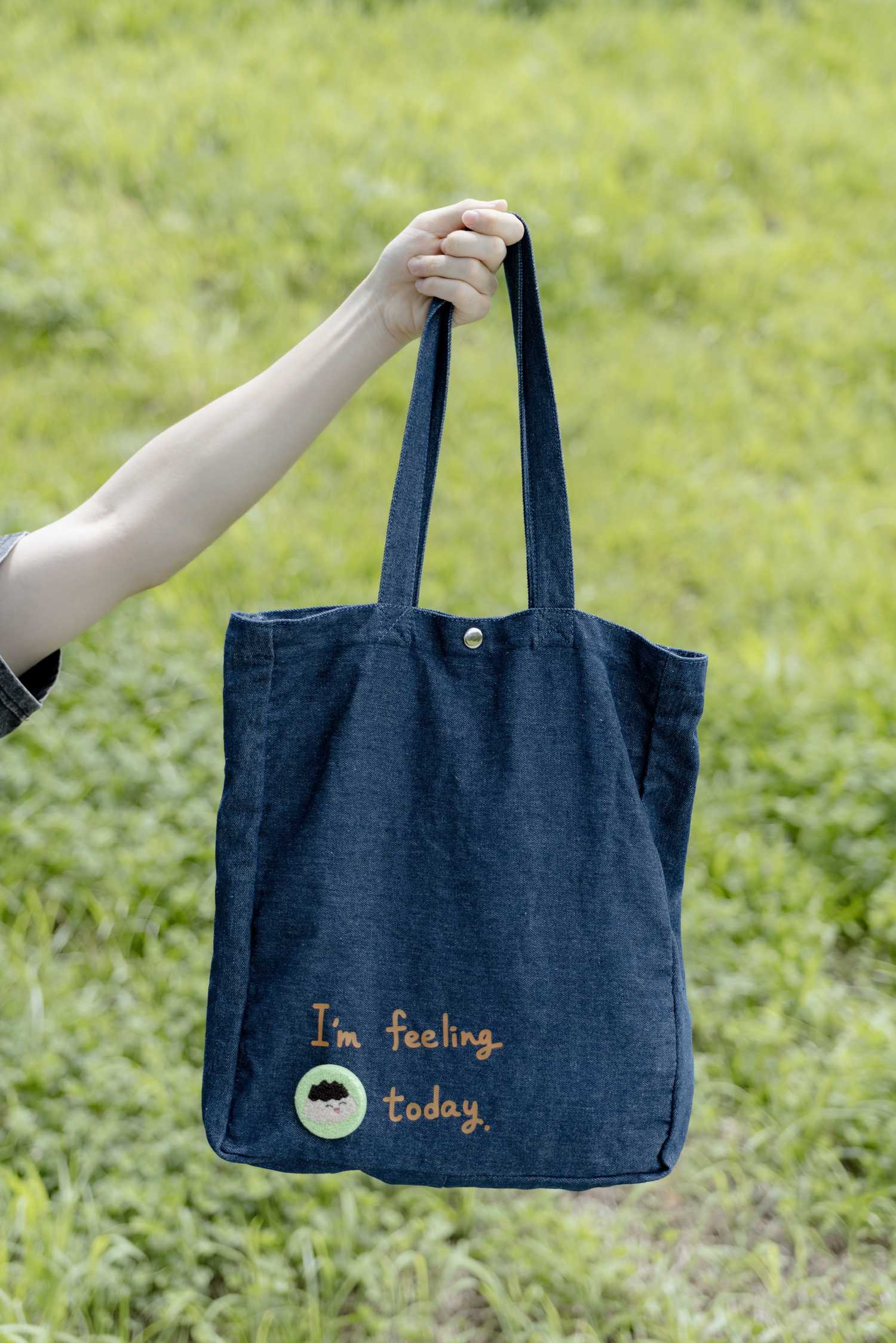 Onionman表情別針手提袋