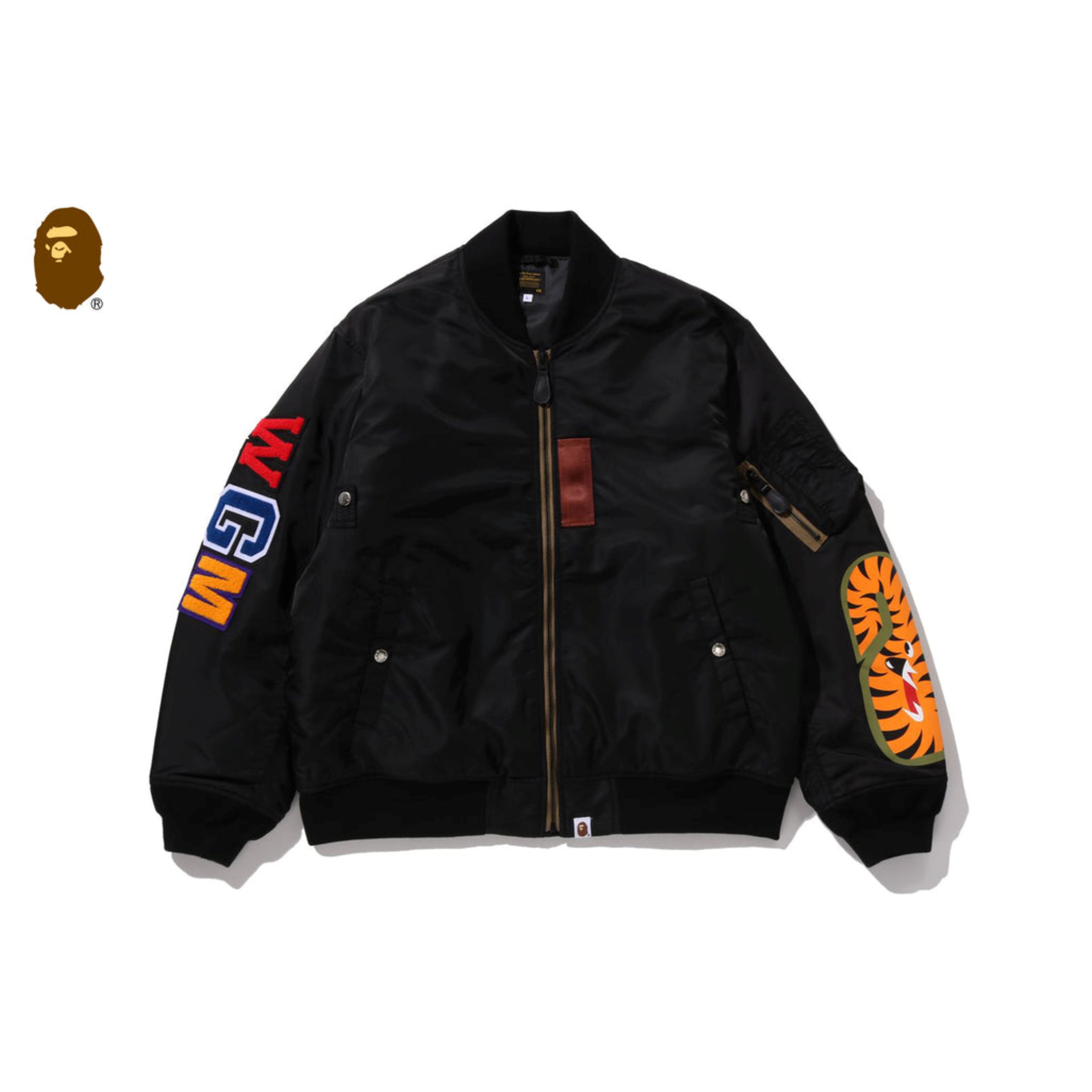 2025AW A BATHING APE BAPE SHARK MA-1 鯊魚 外套 現貨 1L80141003