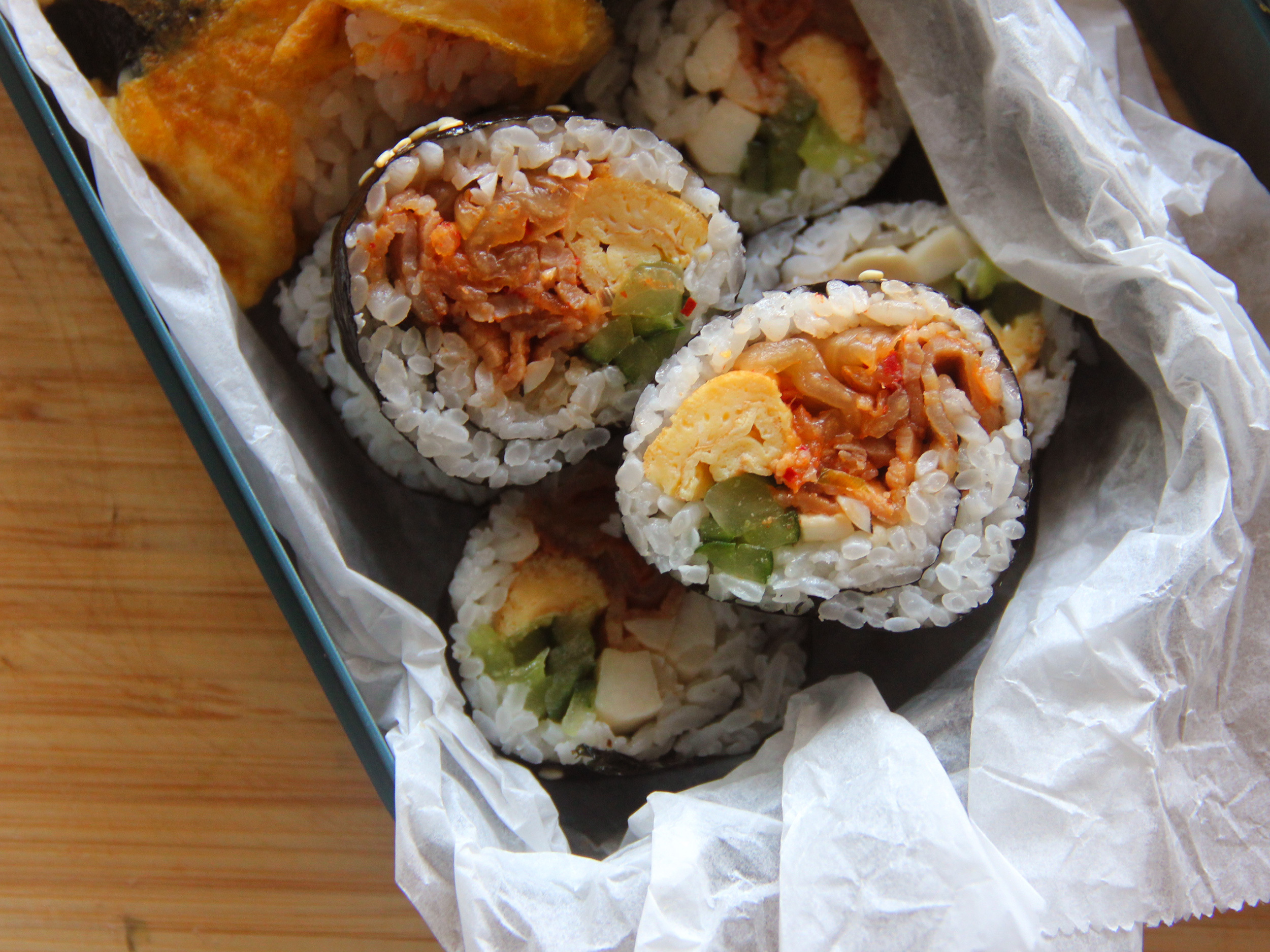 韓式燒肉泡菜飯卷