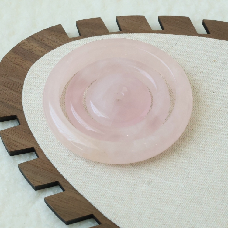 【天然石水晶手鐲】圈口尺寸60以上 套鐲組 一片彩虹粉晶三件套鐲