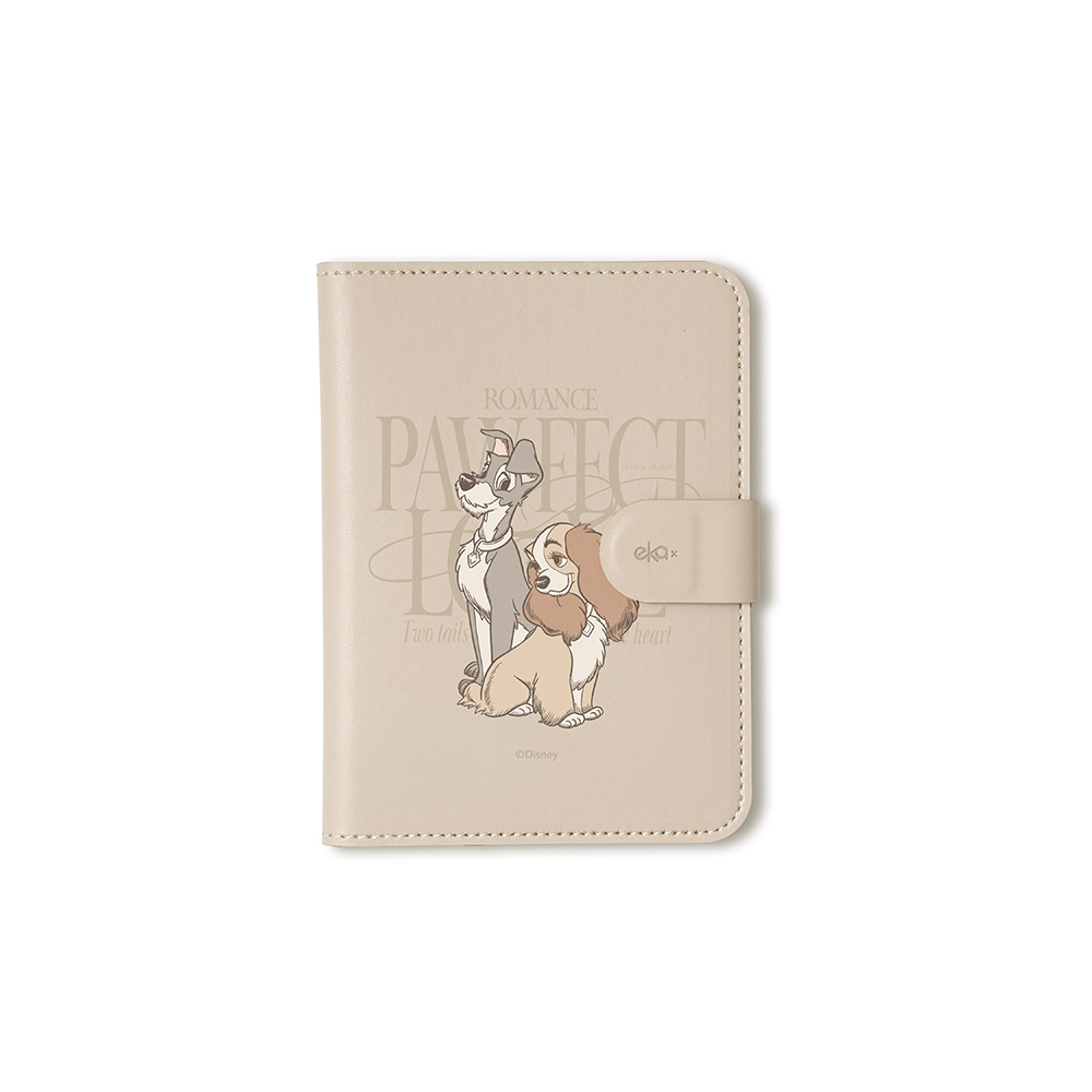 Disney Cats And Dogs 魯斯佛/瑪麗貓-輕巧皮革護照套【正版授權】