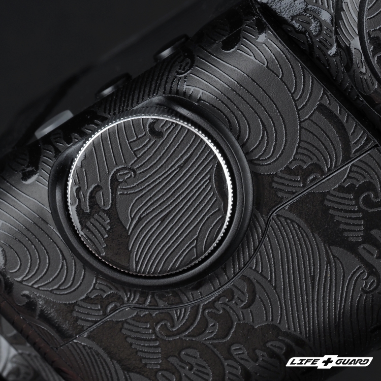 LIFE+GUARD 閃光燈貼膜細節圖，適用Godox iT32，WAUB 海浪極黑風格設計