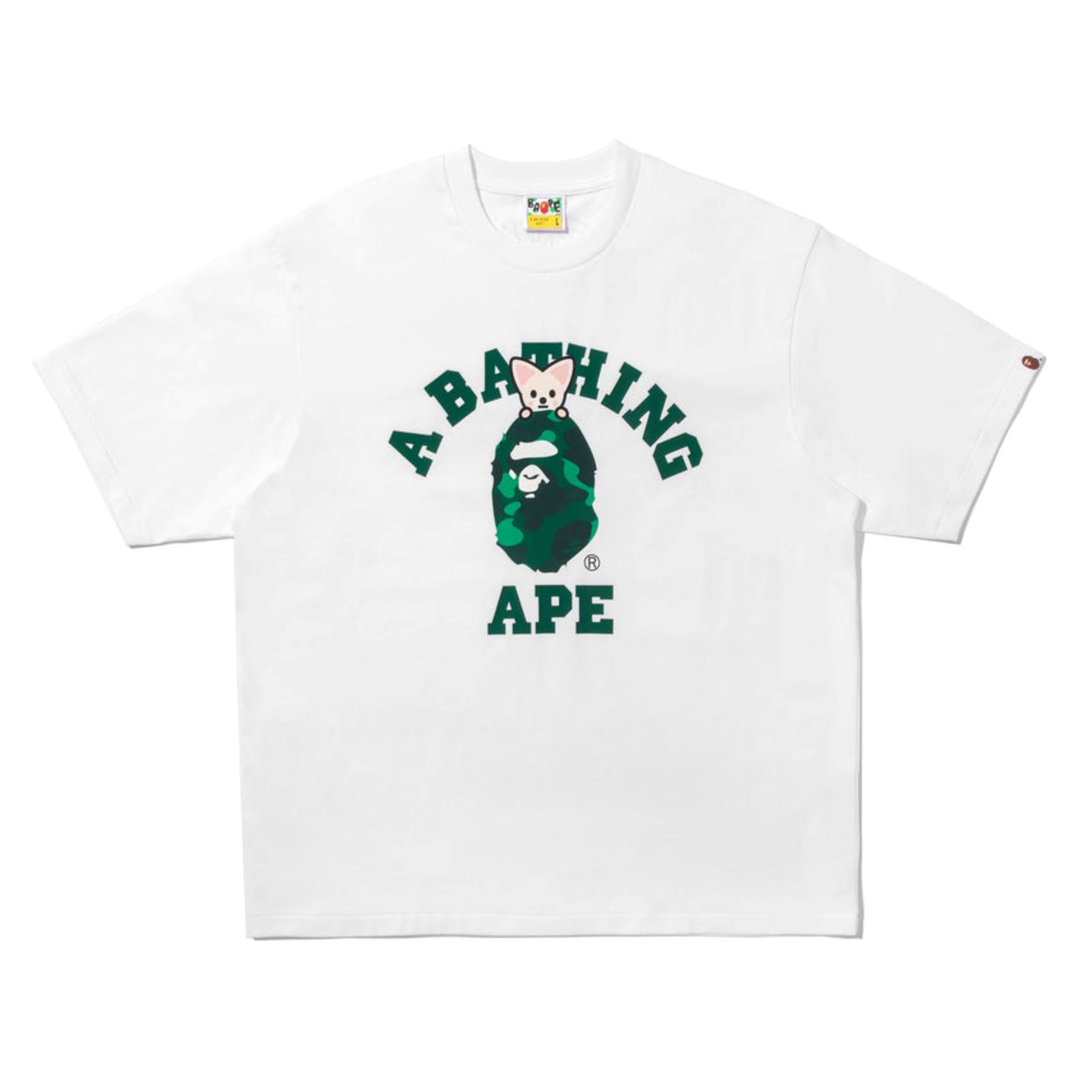 2025AW A BATHING APE BAPE STRAY KIDS FOXI.NY COLLEGE TEE 迷孩 韓國 男團 狐狸 梁精寅 聯名 短T 現貨 1L73-110-945