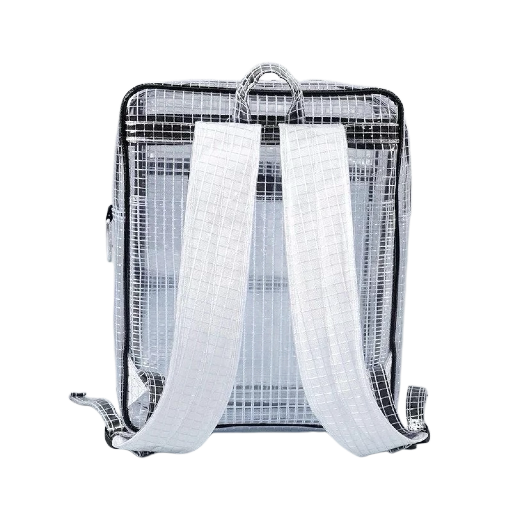 無塵抗靜電網格透明後背包
