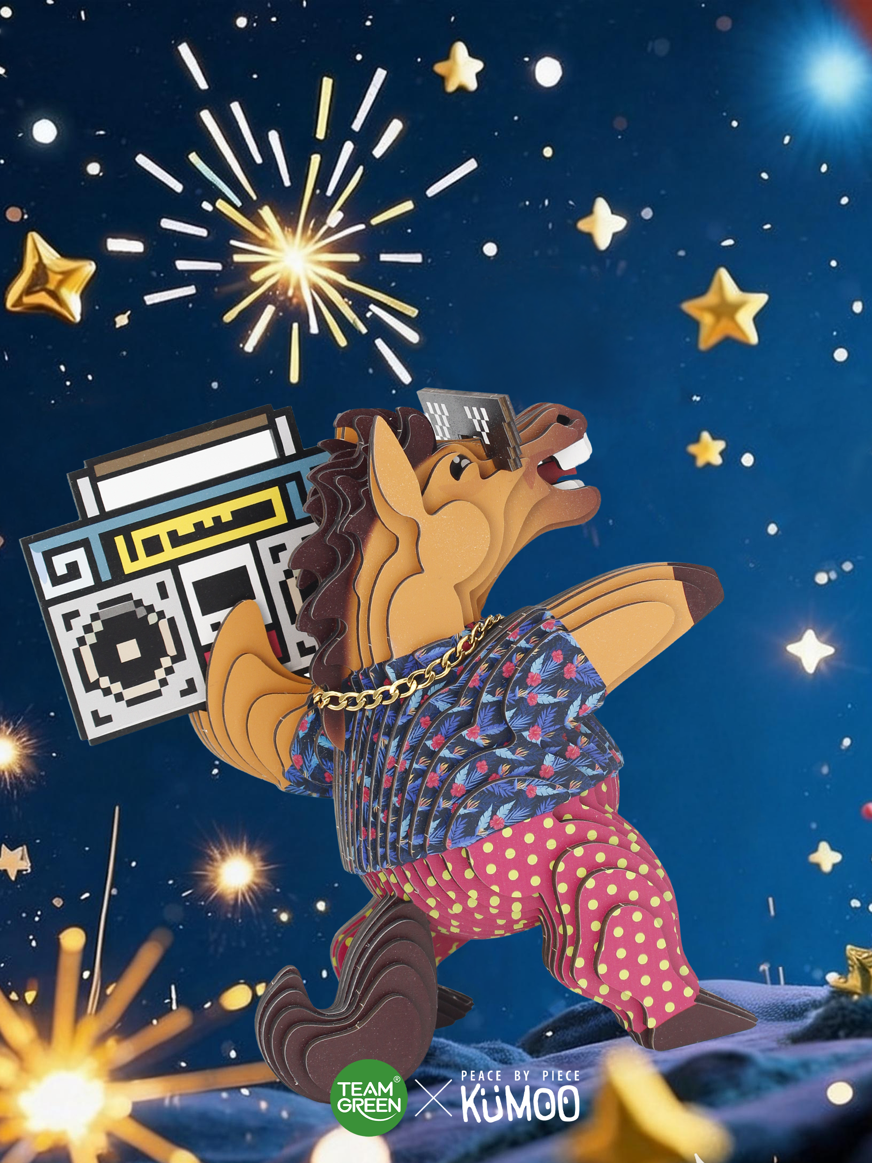 KUMOO x TEAMGREEN The Three Steeds - Cool