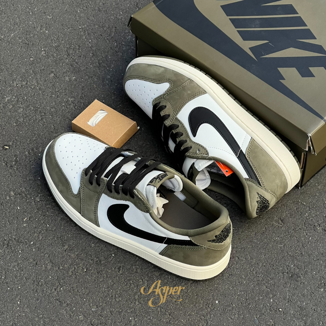 Jordan 1 Retro Low "Olive Summit" 橄欖綠 男鞋 HQ6998-200
