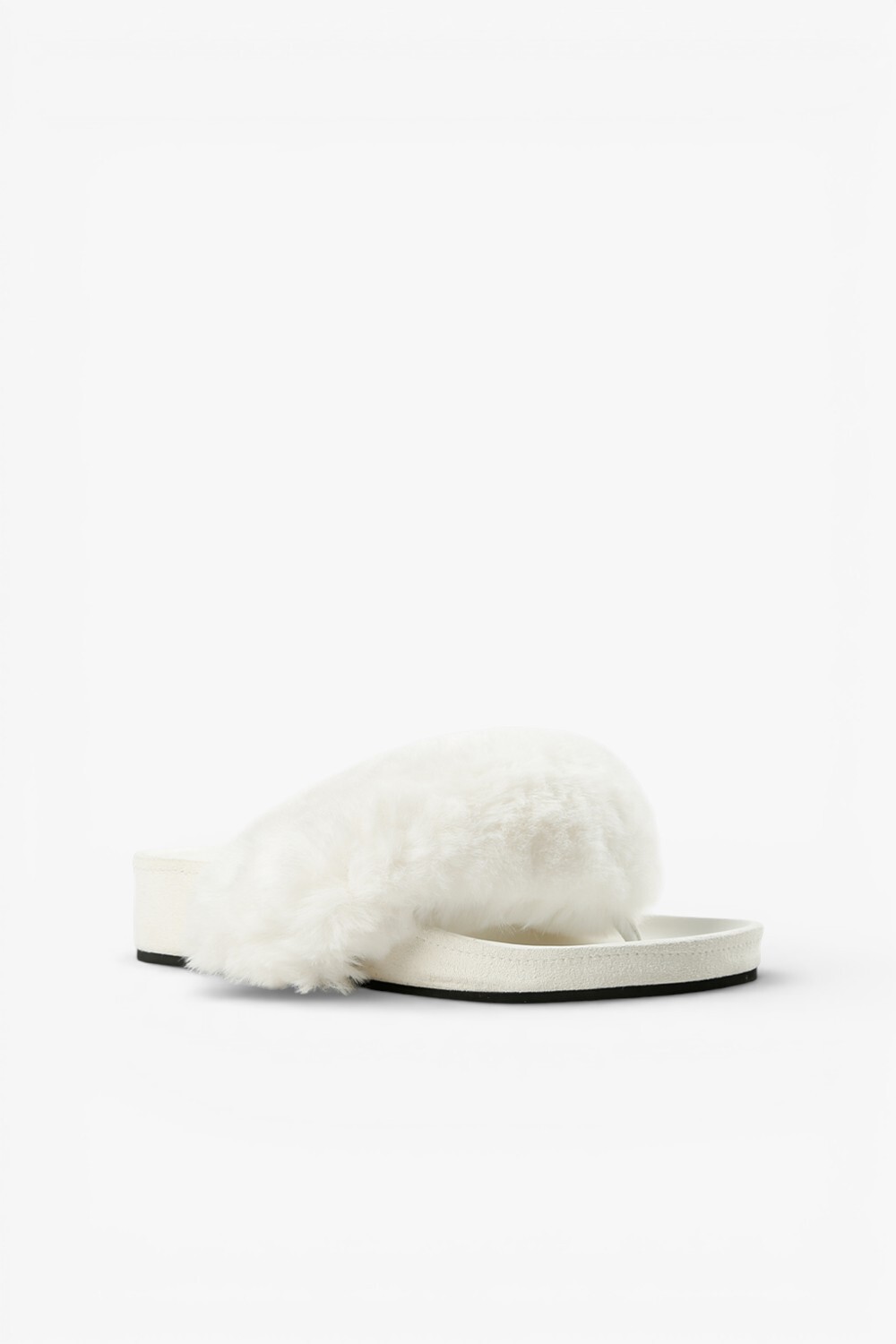 DELULU 毛絨夾腳厚底鞋