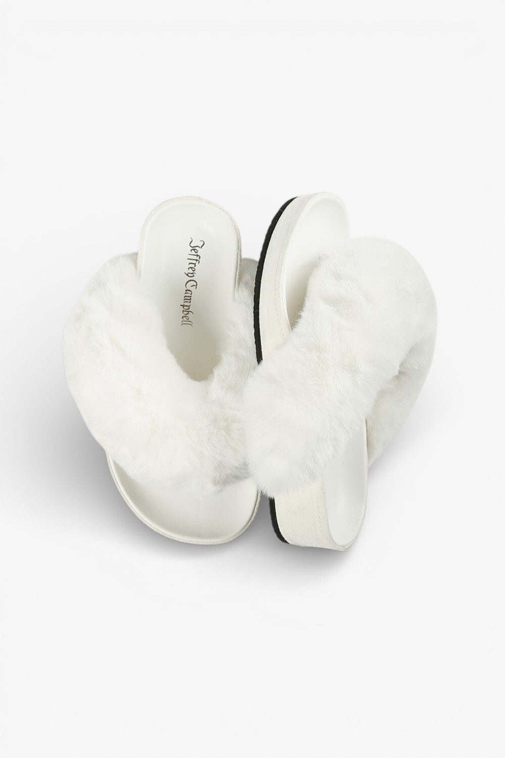 DELULU 毛絨夾腳厚底鞋