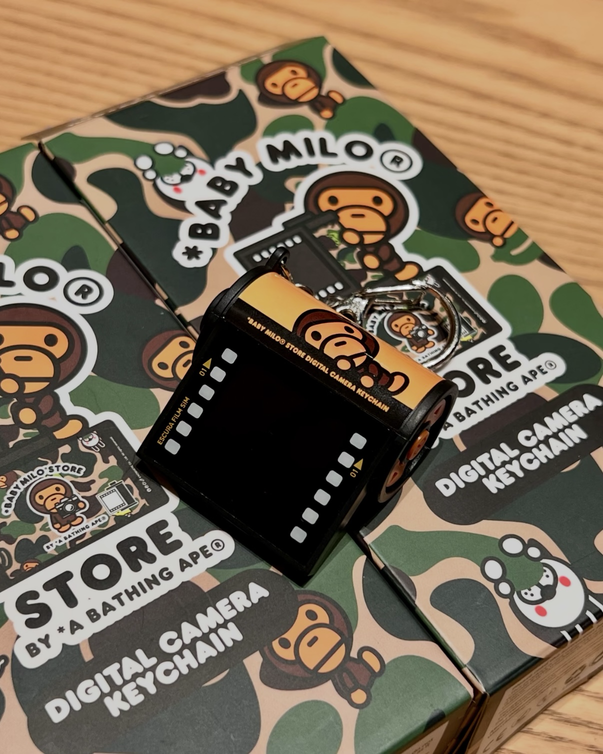 Baby Milo 迷你膠卷造型相機盲盒 復古 吊飾 掛件