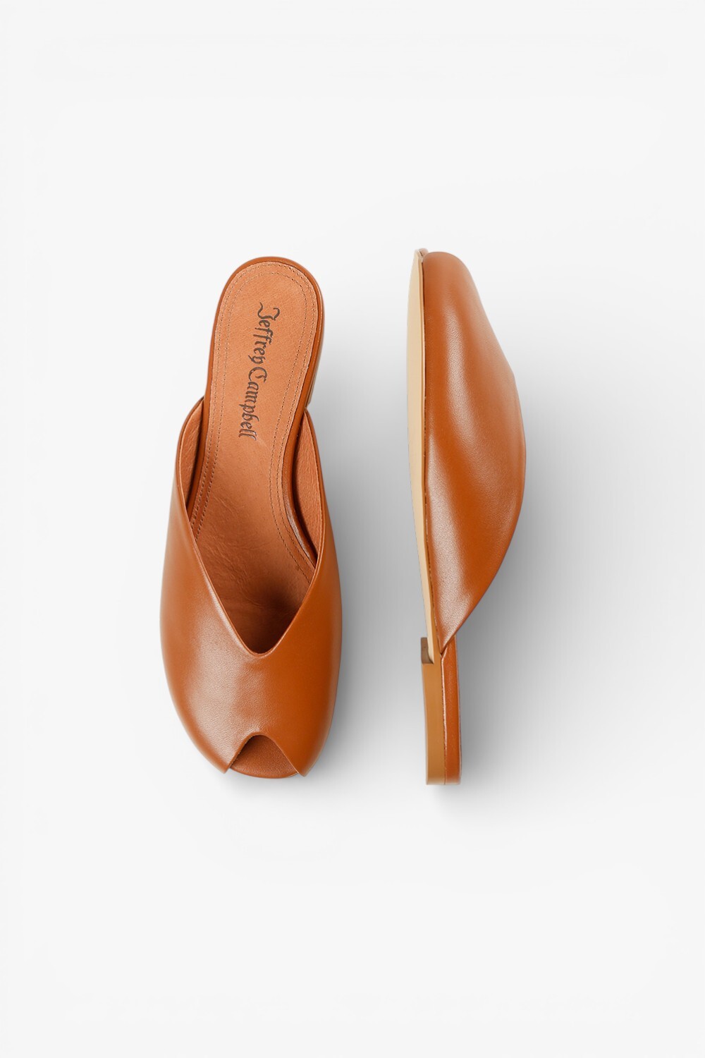 INDWELL 魚口平底穆勒鞋